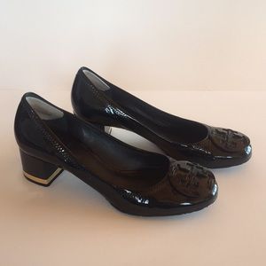 TORY BURCH BLACK HEELS **LIKE NEW**